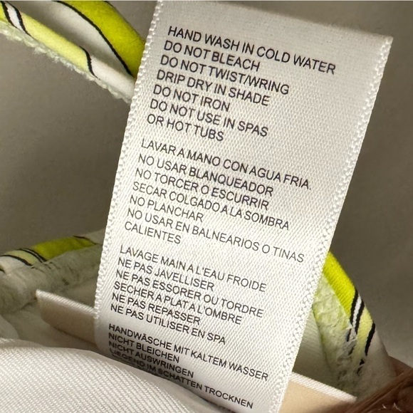 MICHAEL Michael Kors Womens Green Cut-Out Printed One-Piece Swimsui, swimwear 10 - Picture 14 of 14